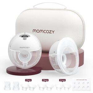 Momcozy White Breast Pump Set